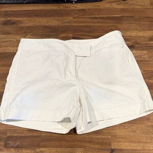 Ann Taylor Women's Cream Bermudas